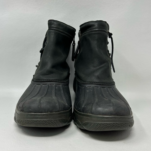 Sperry Top Sider Saltwater Wedge Spray Duck Boot Black STS80769 Women’s Size 10M - Picture 6 of 12